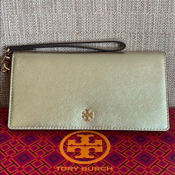 Tory Burch Emerson Slim Wristlet Envelope Wallet - Picture 3 of 11